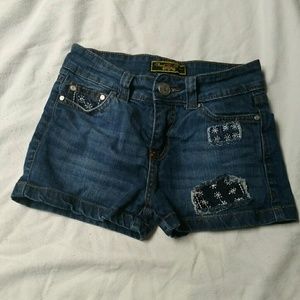 Girls Patch Work Shorts
